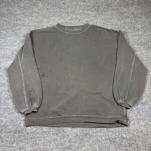 Aerie Sweatshirt Women's M Gray Crewneck Pullover Long Sleeve Casual Comfort